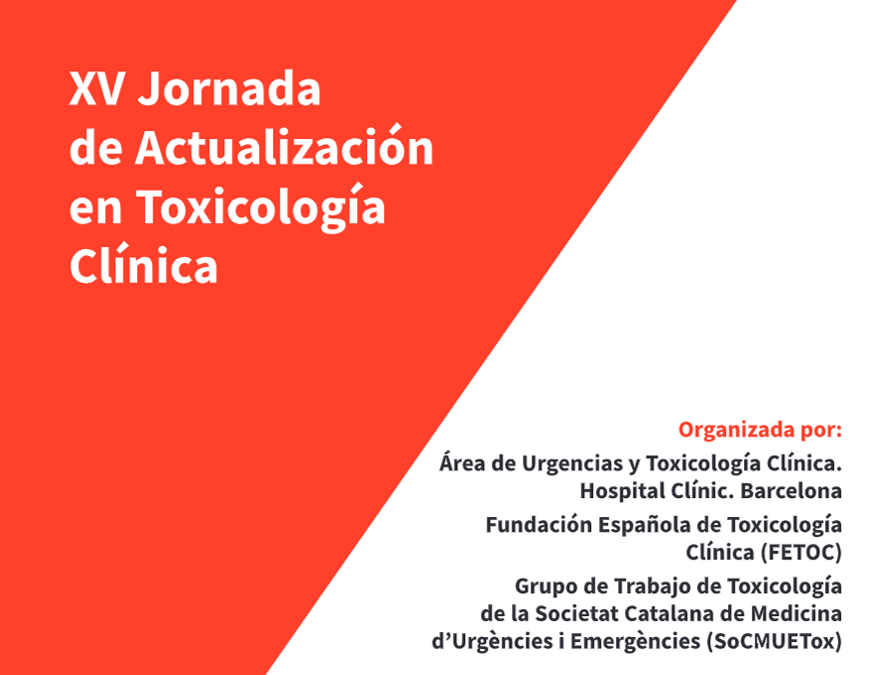 XV Jornada de Actualización en Toxicología Clínica