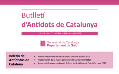 Disponible un nuevo número del Boletín de Antídotos de Cataluña (BAC)