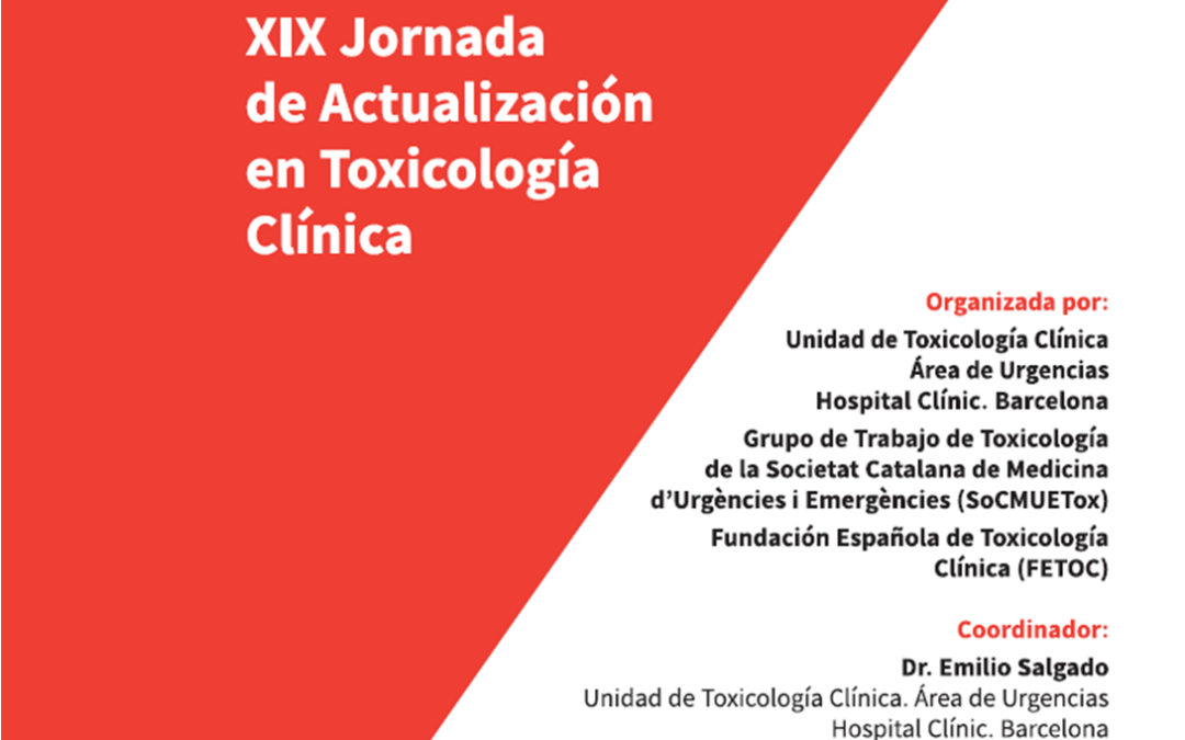 XIX Jornada de Actualización en Toxicología Clínica