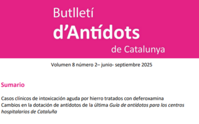 Publicado un nuevo número del Boletín de Antídotos de Cataluña (BAC)